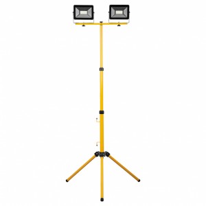 Feron прожектор св/д 2x70W(12600lm) 6400К черный IP65(на штативе) 522x437x1710 LL-504 41544/805132