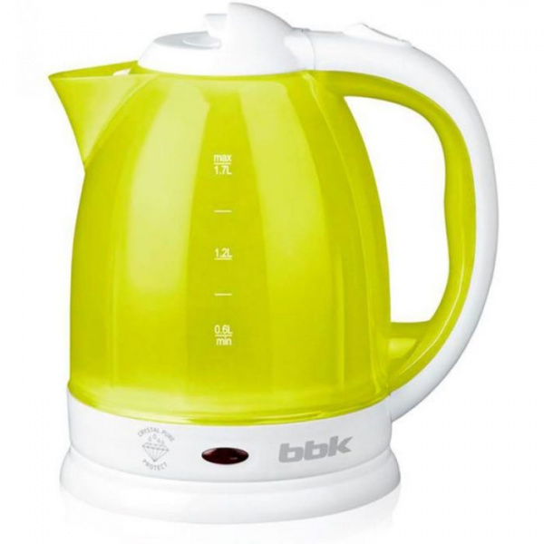 Чайник ВВК ЕК1755Р 1,7л. белый/лайм  2493991
