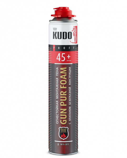 Пена огнестойкая профессиональная FIRE PROOF 45+/KUPPF10U45+