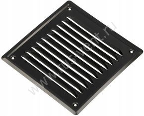 Решетка вентиляционная 100х100 с сеткой /хром/448д