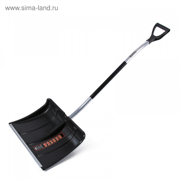 Лопата снеговая плас. алюм. черенок "Аляска" 375х500мм (100165)/28855