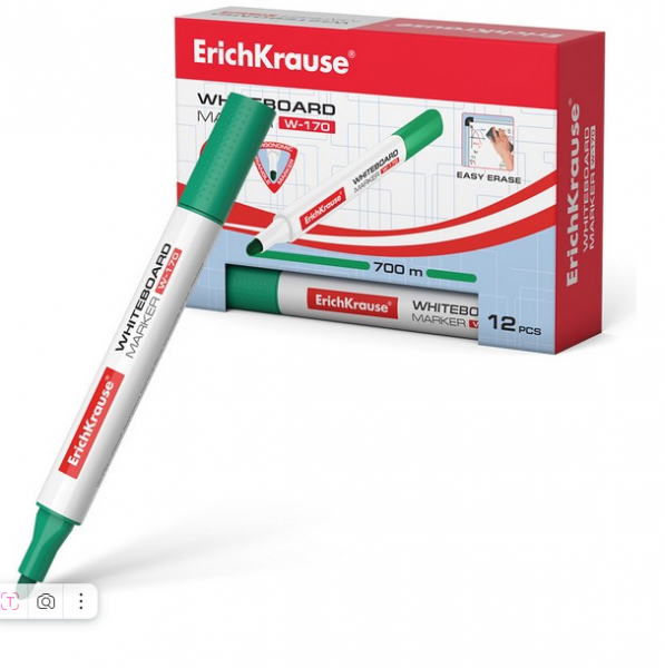 Маркер для письма по доске W-170 ErichKrause зеленый 13046