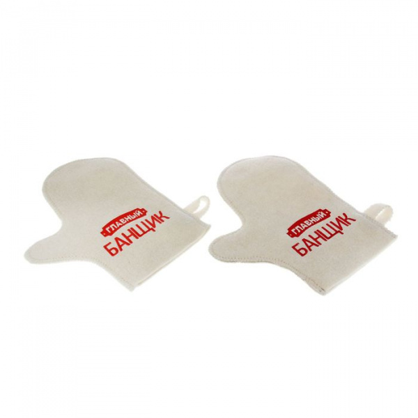 Рукавица банная "Главный банщик"