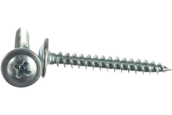 Саморез 4,2х38 оцинкованный пресс-шайба (острый)