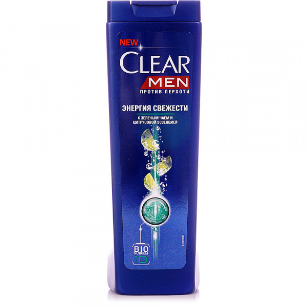 Шампунь КЛЕАР мужской 400мл Энергия Свежести