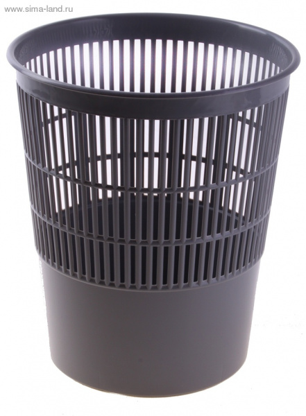 Корзина 14л сетчатая серая 584831