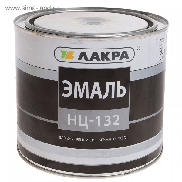 Эмаль НЦ-132 Зеленый 1,7кг.Л-С