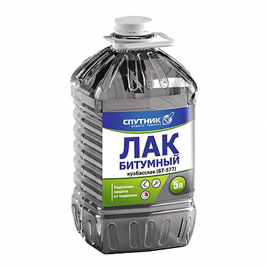Лак битумный СПУТНИК 1л 