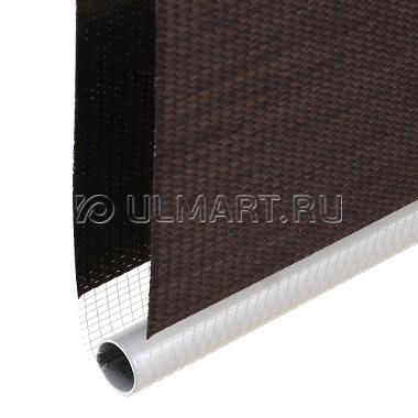 Рулонная штора Канзас шоколадный 150х160/ 8923