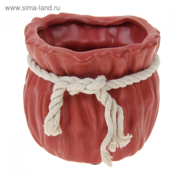 Кашпо "Мешочек круглый" 10х10х9см. 1036871