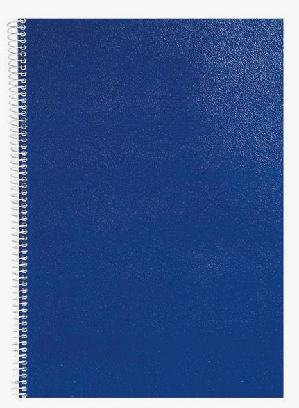 Тетрадь 96 листов КФОБ А4 в клетку, обложка бумвинил, на спирали/033317