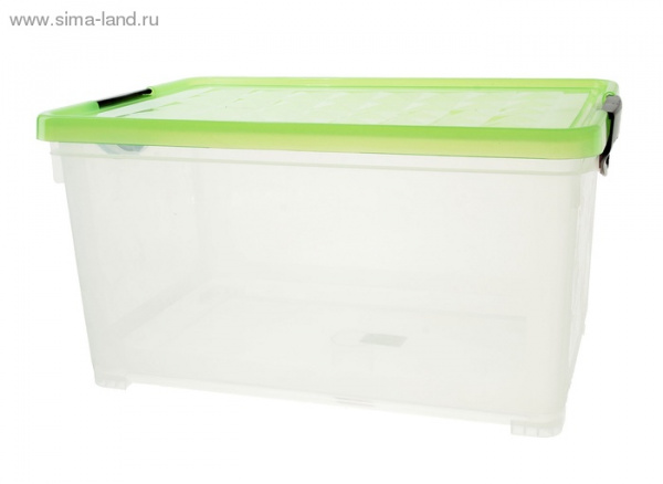 Ящик для хранения Mybox 48л прозрачный 145835