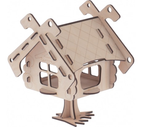 Кормушка для птиц, Избушка, малая /64001