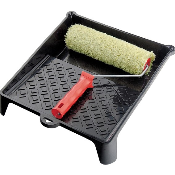 Набор, валик 180мм, ворс 18мм, D 40мм, полиакрил, и кювета 260*320мм/84406