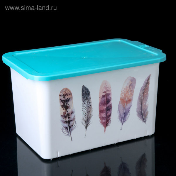 Емкость с крышкой Serenity, бирюза, BEROSSI (15,7 литров)