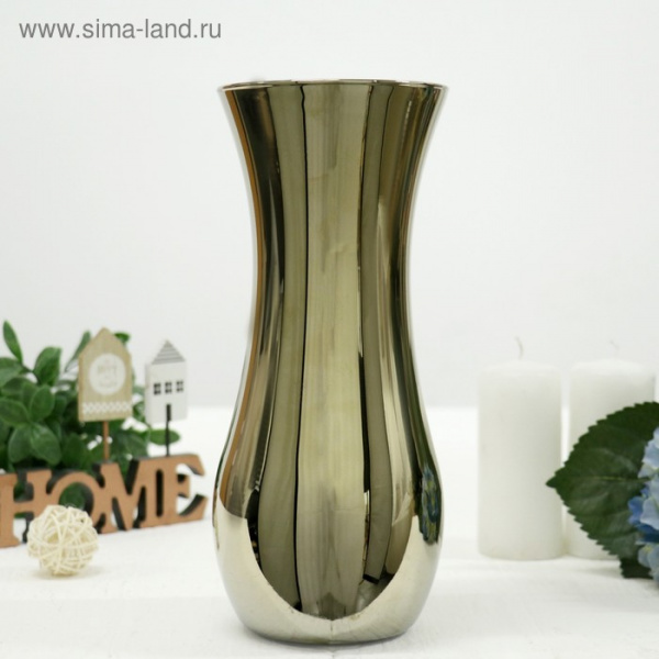 Ваза "Золото" h-25.5см. d-10.5см/4669678