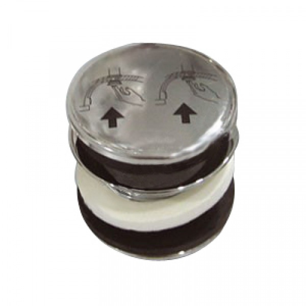 Выпуск латунный с переливом(автомат) 1 1/4" КВИК КЛАК хром