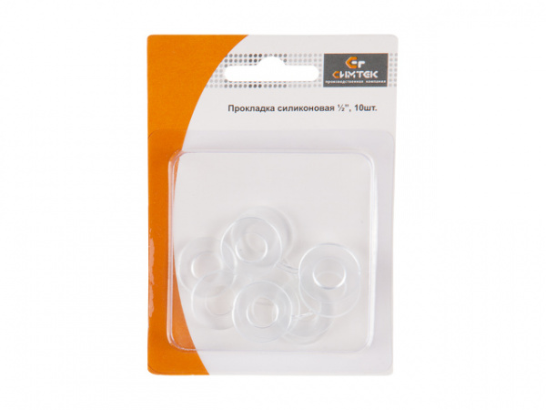 Прокладка силиконовая (упаковка 10 шт. в блистере) 1/2 для гибкой подводки (10-0022)