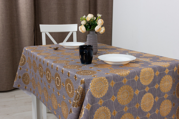 КЛЕЕНКА АУРУМ КОЛОР, 140 СМ, QS-32-8333DF, ШАЗАМ	