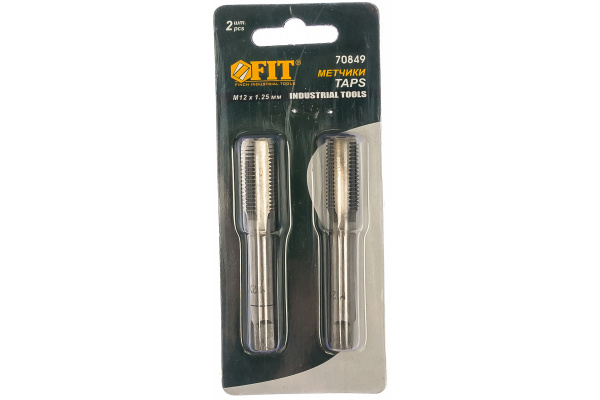 Метчики М12*1.25 FIT набор 2 шт/70849