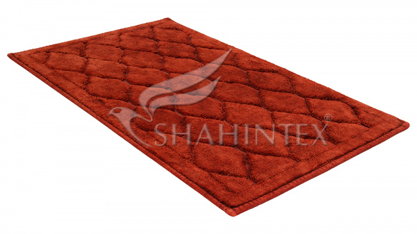 УНИВЕРСАЛЬНЫЙ ХЛОПКОВЫЙ КОВРИК SHAHINTEX BAMBOO LUX 60*100 КИРПИЧНЫЙ 51/456518