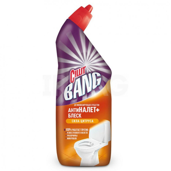 Средство чистящее для туалета Cillit Bang АнтиНалет и Блеск Сила Цитруса (750 мл) 