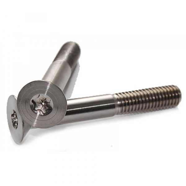 Винт 8х25 с потайной головкой (черный металл)