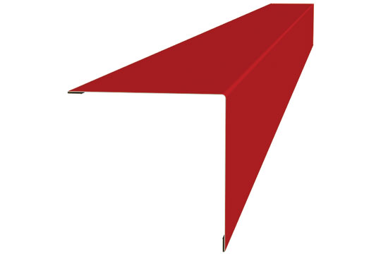 Угол наружный УН 100х100 (RAL 3005) винно-красный 2,5м