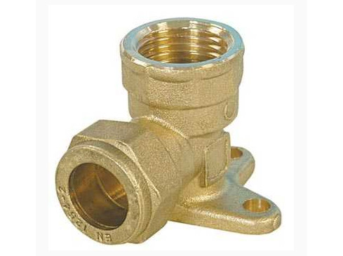 Угольник для труб из нержавеющей стали LFW 15х1/2 установочный