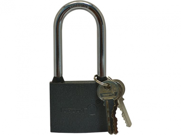 Замок навесной L 50 3кл. D7,5мм БК/серый/ГАРАНТ /424м