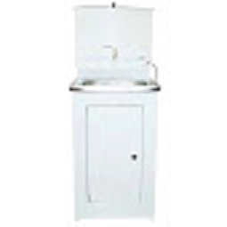 Тумба - рукомойник ELECTROVEL с водонагревателем и  мойкой Нержавейка цвет в ассорти(мет.кран.) 