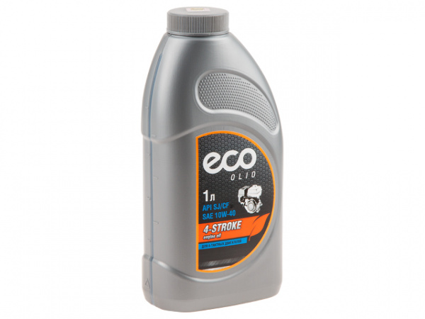 Масло моторное 4-х тактное полусинтетич. SAE 10W-40 ECO 1 л (API SJ/CF, всесезонное) (OM4-21)