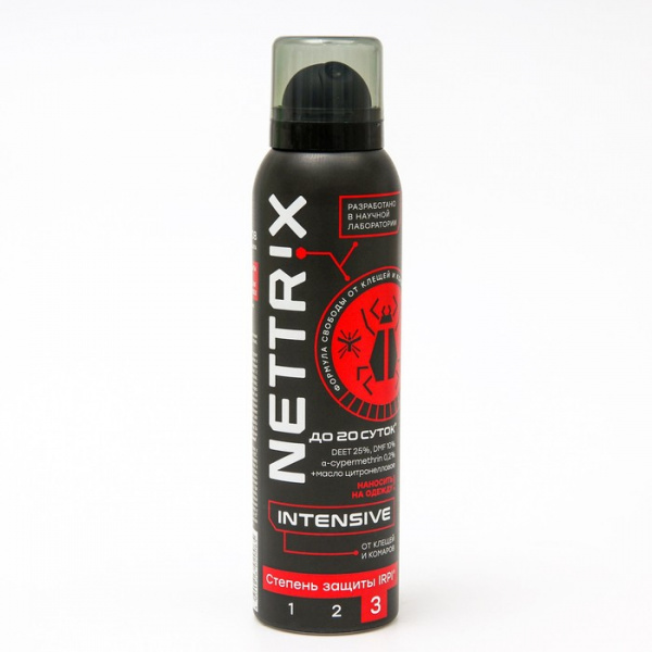 Аэрозоль Nettrix Intensive, от комаров и клещей, 150 мл/7811077