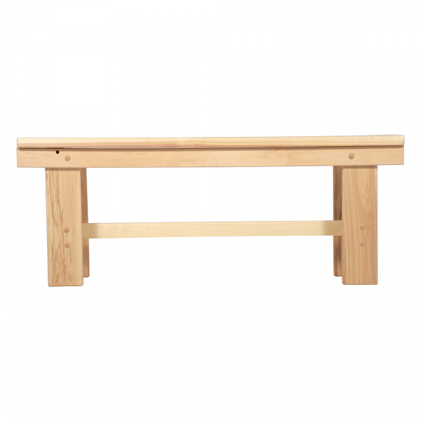 Лавочка разборная 100х33х43 см для бани и сауны (липа)/03600