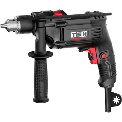 Дрель ударная "TD1309A" (TEH) 850 Вт, патрон ЗВП 1,5-13 мм, 0-2800 об/мин, 2,44 кг, в коробке.