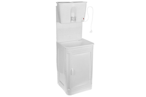 Комплект "Чистюля" умывальник с ЭВБО-22 тумба пластик