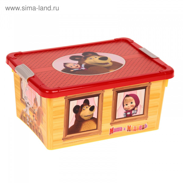 Ящик универсальный "Маша и медведь" 335х240х155мм 1781320