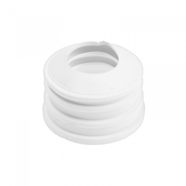 Манжета переходная D40х32 трехлепестковая белая (1-0012) (Симтек)