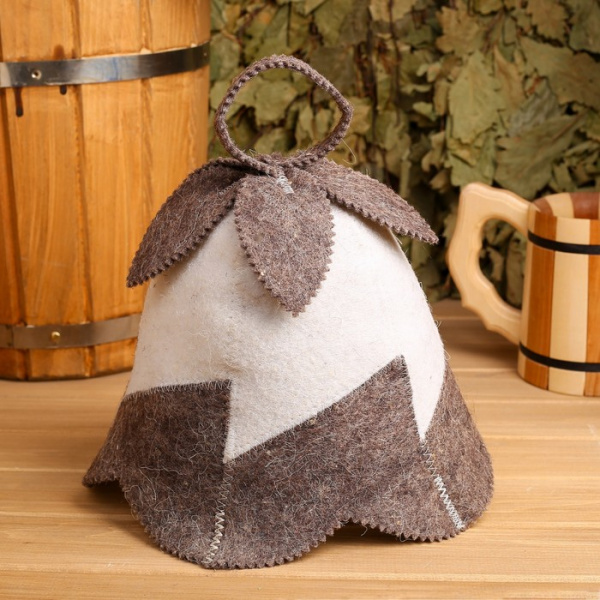 Шапка для бани и саун колокольчик /2593187