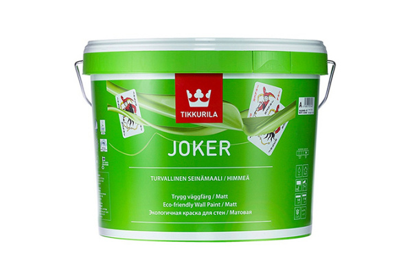 Краска интерьерная моющаяся JOKER база А матовая 0,9