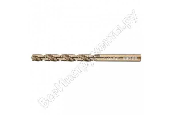 Сверло спиральное по металлу, 6 мм, HSS-Co, GROSS/72322