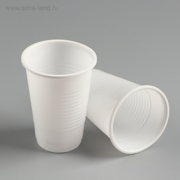 Стакан 200мл белый У /13215