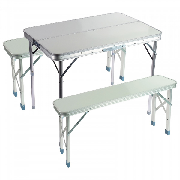 Набор мебели туристической (стол 60х90х69 см, 2 скамейки 87х25х40 см) 2747672