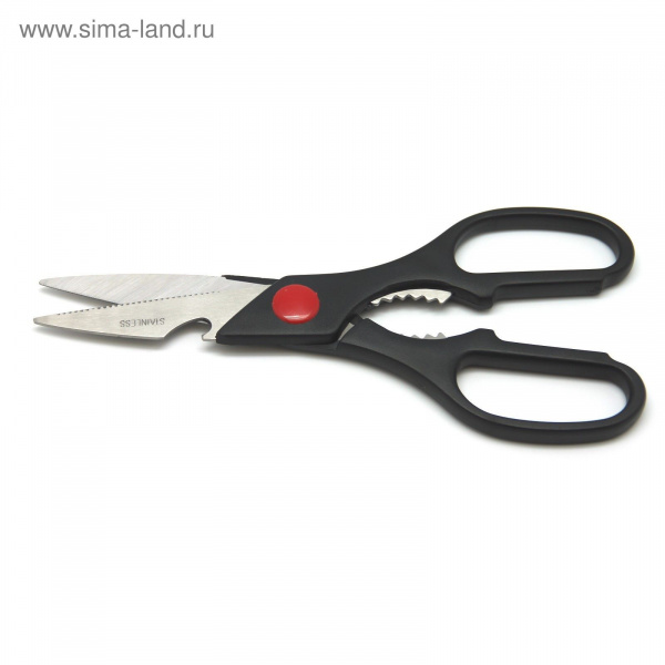 Ножницы кухонные Atlantis, чёрные, 20 см/2076168