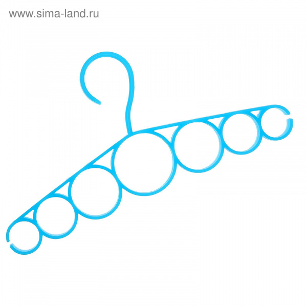 Вешалка для галстуков и шарфов 7 колец 1379587