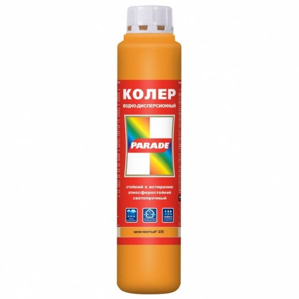 Колер  №235 Хромово-желтый 0,75л PARADE