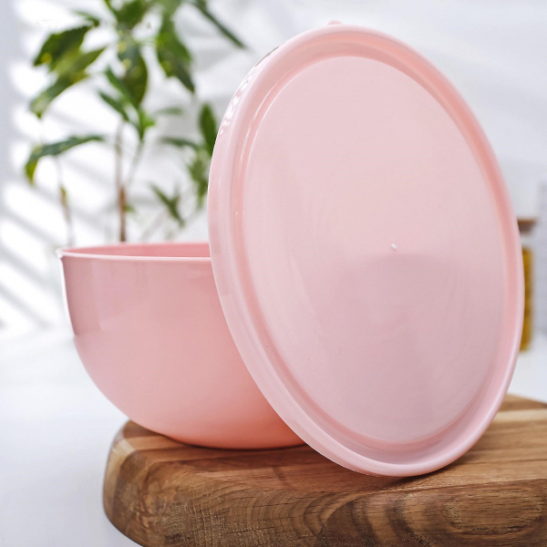 Салатник с крышкой "Galaxy", 2,5 л, цвет МИКС /710325