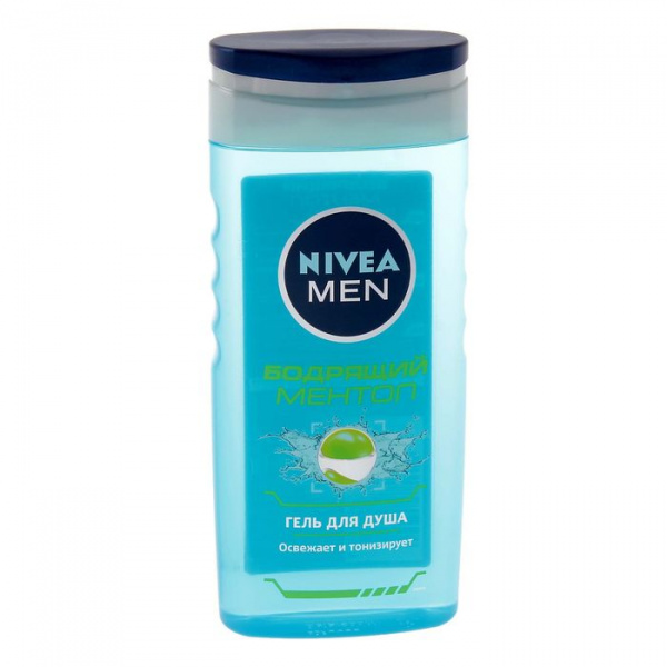 Гель для душа НИВЕЯ 250мл Бодрящий ментол /80834