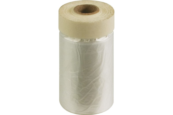 Пленка укрывная, с клейкой лентой, 10мкм, 2700 мм х 15 м/11871