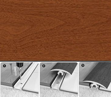 Порог гибкий 40мм (3м) 341 ольха /1228260